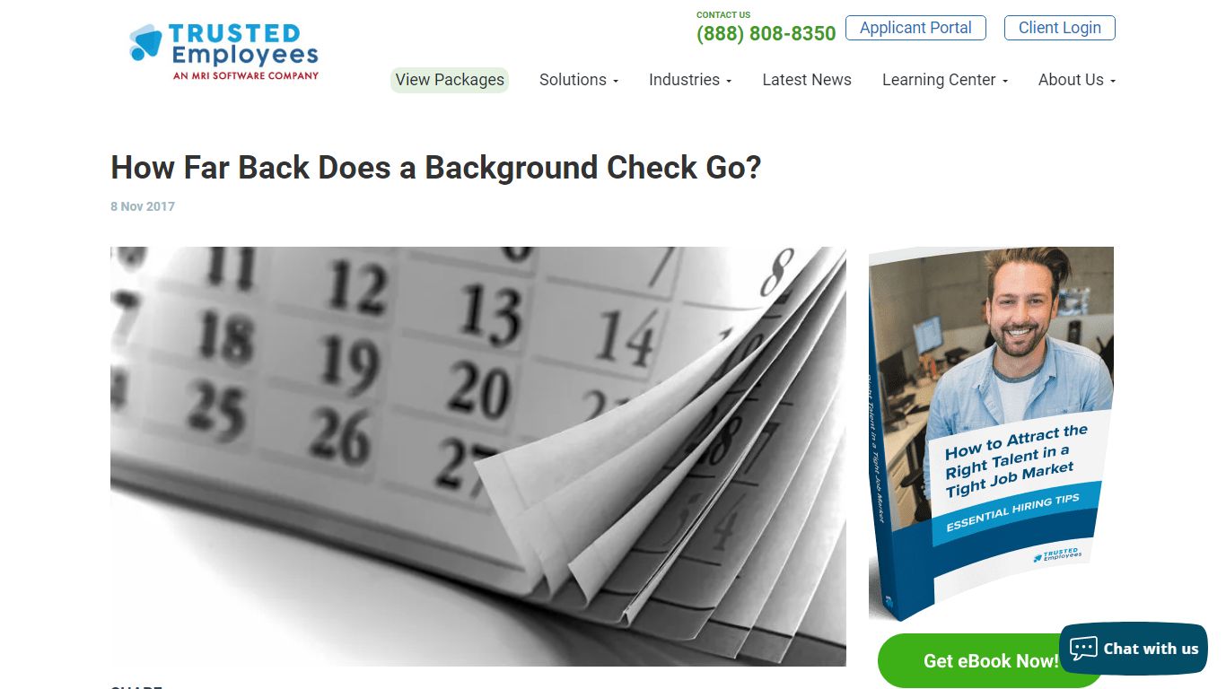 How Far Back Does a Employment Background Check Go? - Trusted Employees